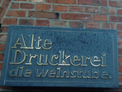 Фото: Alte Druckerei - Die Weinstube